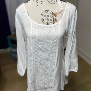 Maurices White Textured Women's Tunic